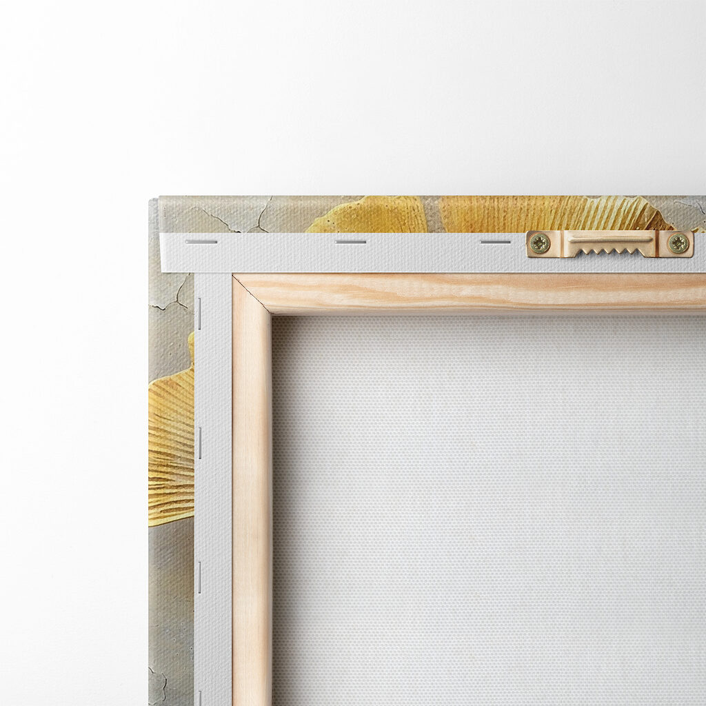 Yellow leaves on a concrete surface Yellow leaves on a concrete surface