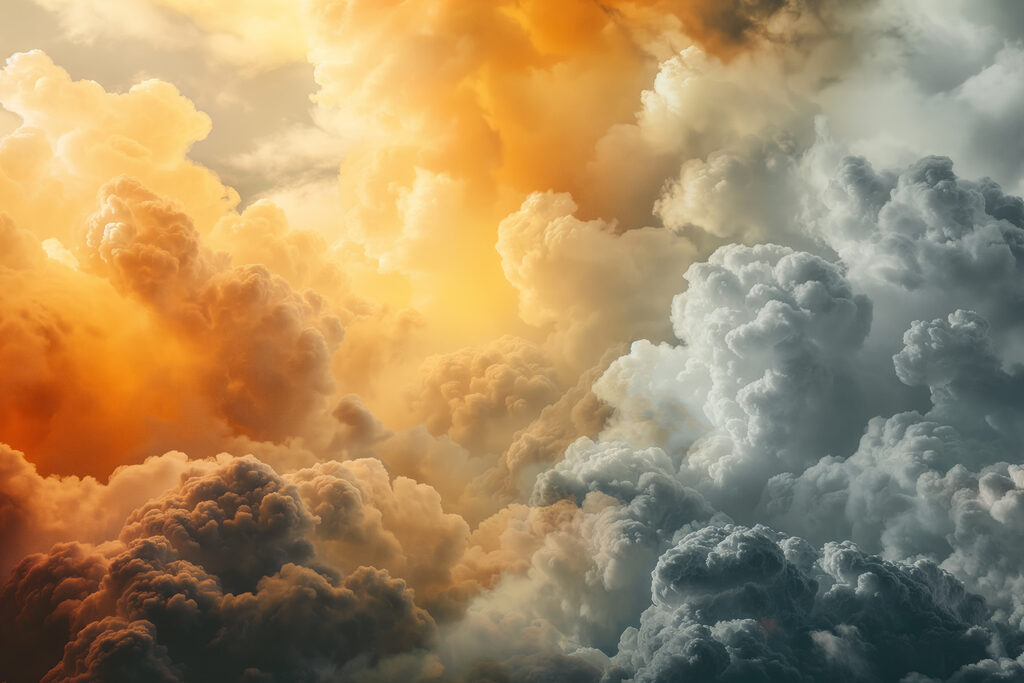 Group of clouds in the sky