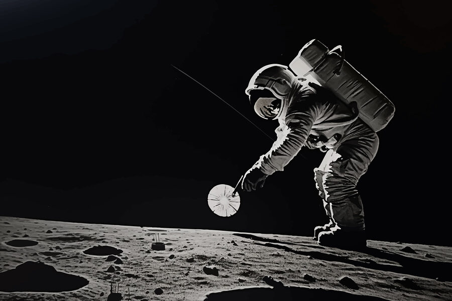 Astronaut na Měsíci Astronaut na Měsíci