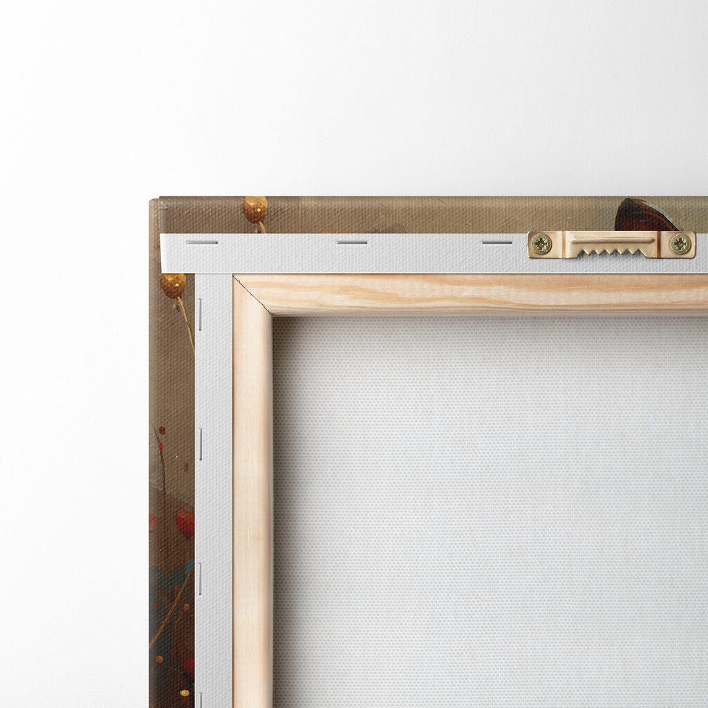 Black cat in a field of red flowers