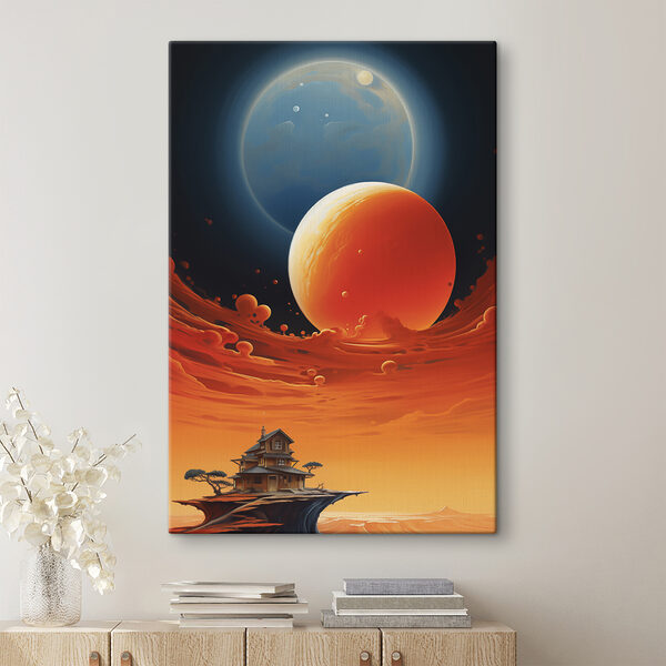 Dům na obloze s planetami Dům na obloze s planetami