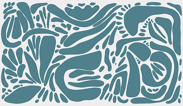 Blue and white pattern