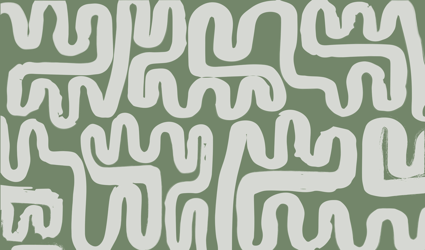 Maze with white lines Maze with white lines