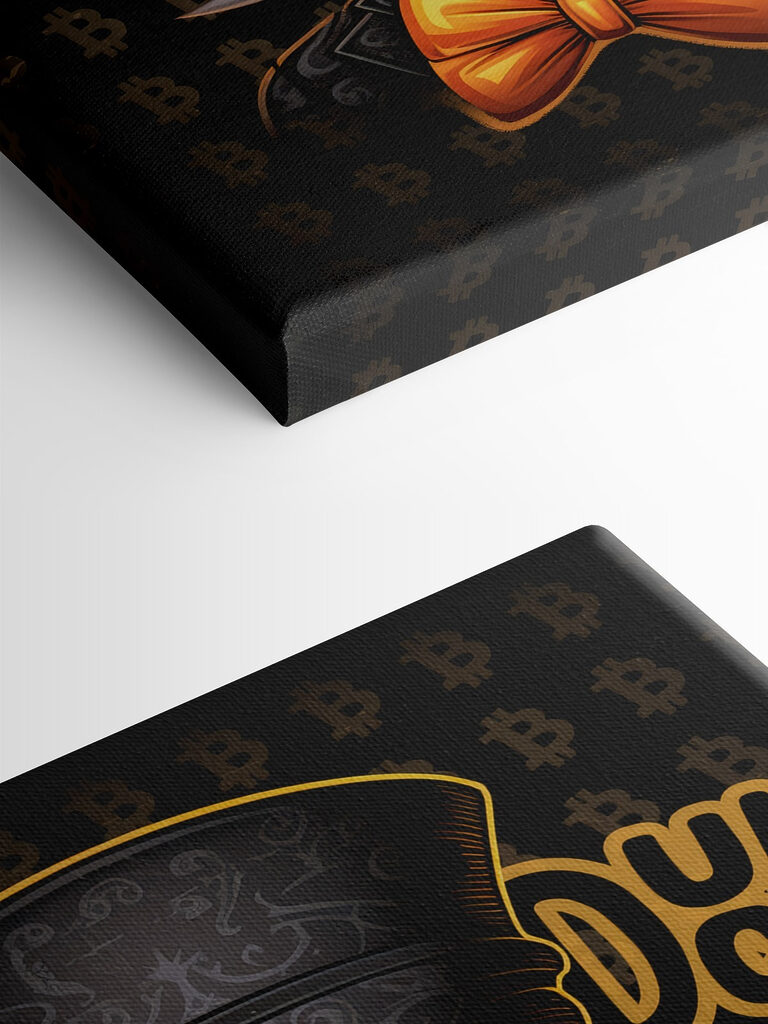 Cartoon duck wearing a top hat Cartoon duck wearing a top hat