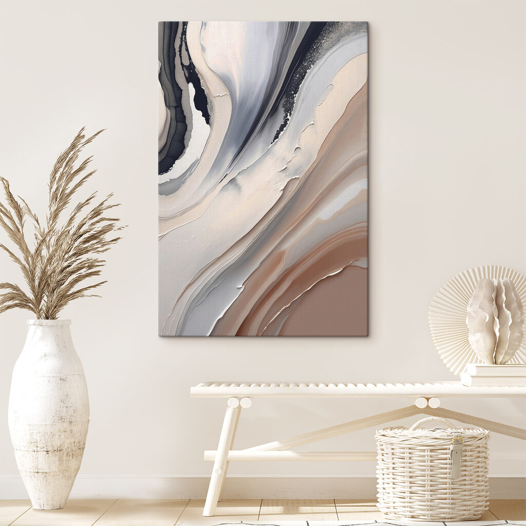 Close up of a painting Close up of a painting