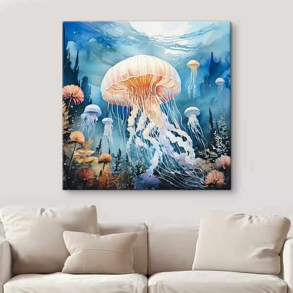 Painting of a jellyfish