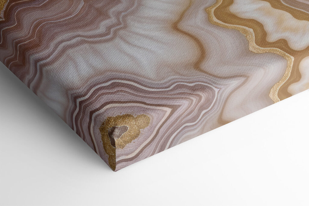 Elegant swirls of natural colors