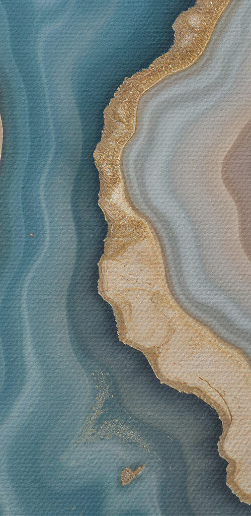 Elegant swirls of natural colors