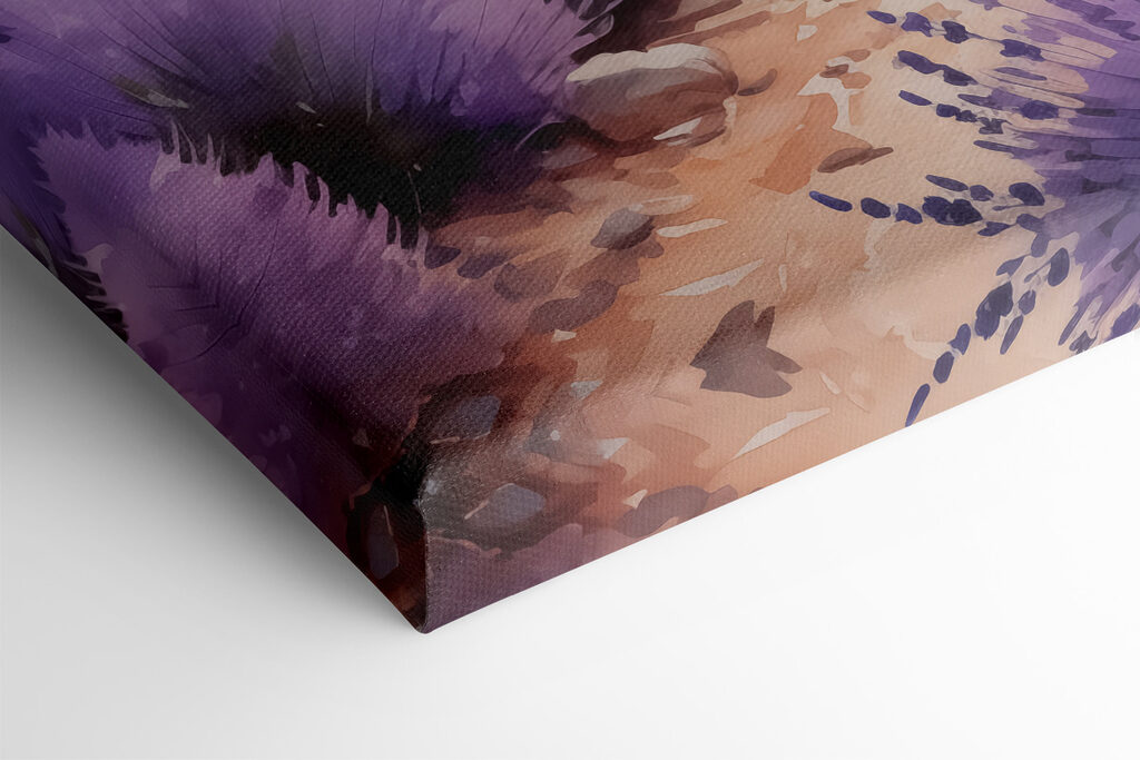 House in a field of lavender