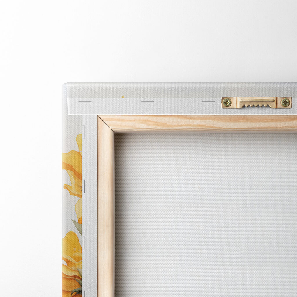 Bird on a branch with flowers