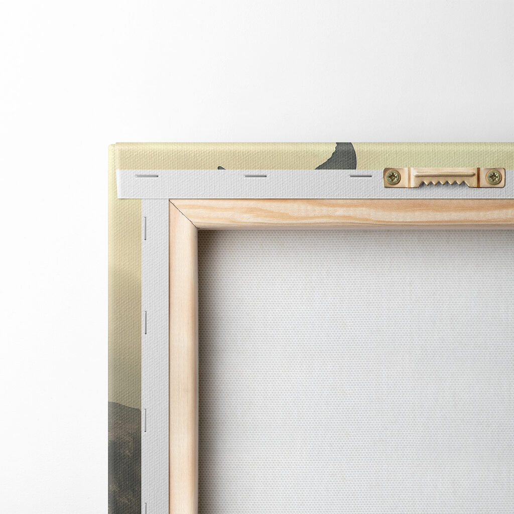 Woman looking at a whale flying over a volcano