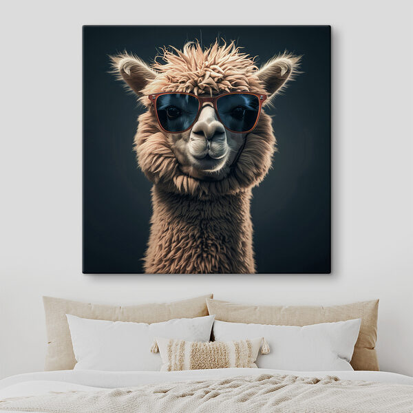Lama ve slunečních brýlích Lama ve slunečních brýlích