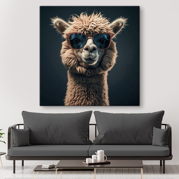 Lama ve slunečních brýlích Lama ve slunečních brýlích