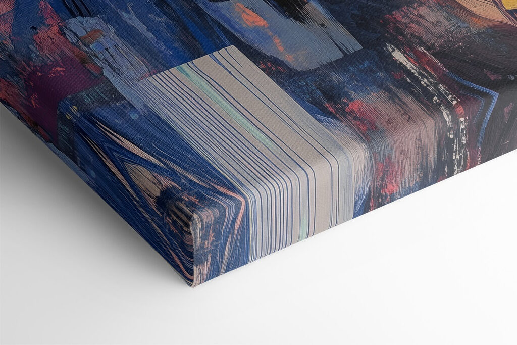 Woman with blue hair and blue lipstick Woman with blue hair and blue lipstick