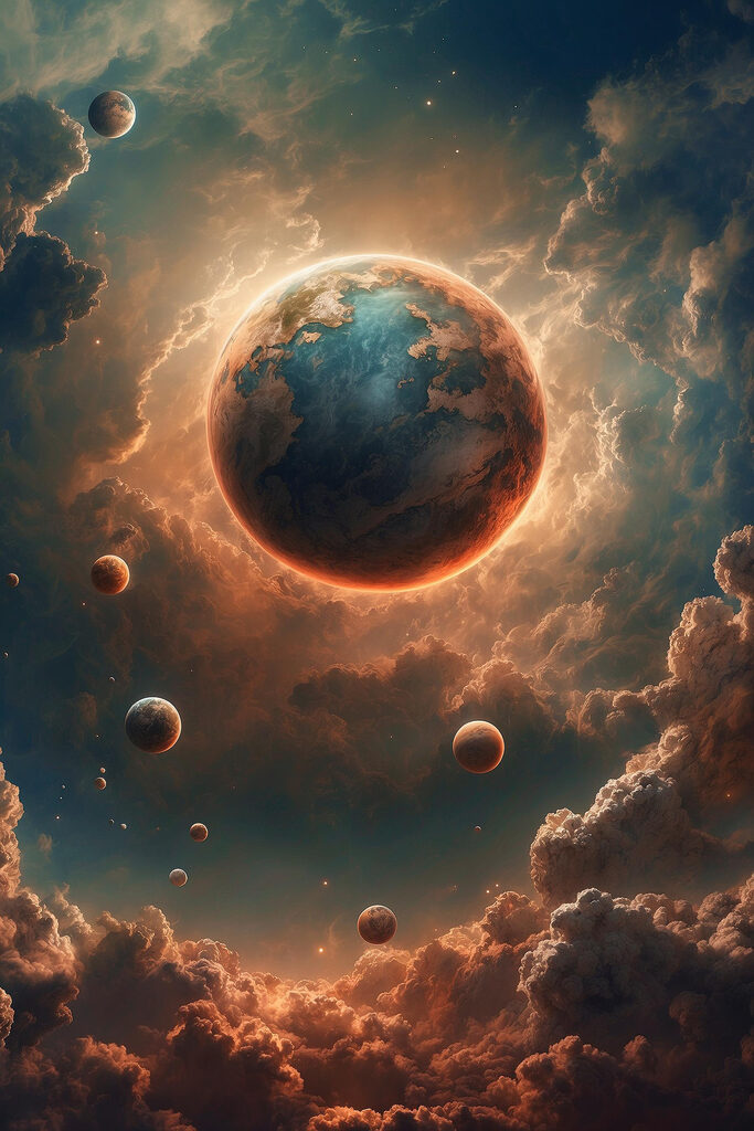 Planet in the sky