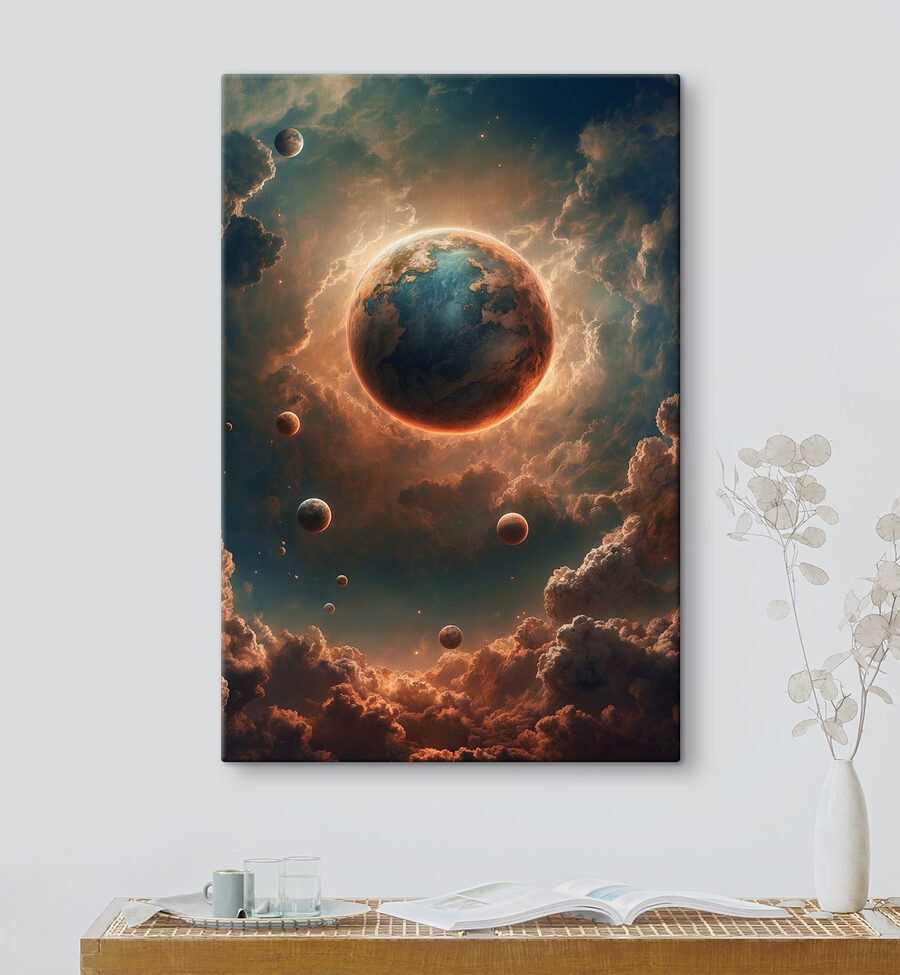 Planeta na obloze