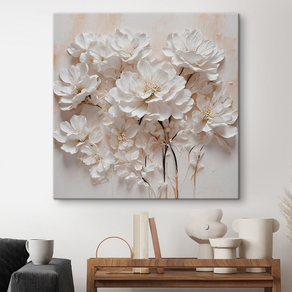 Group of white flowers