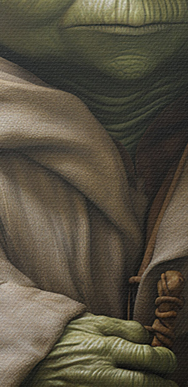 Zelená postava v županu Zelená postava v županu