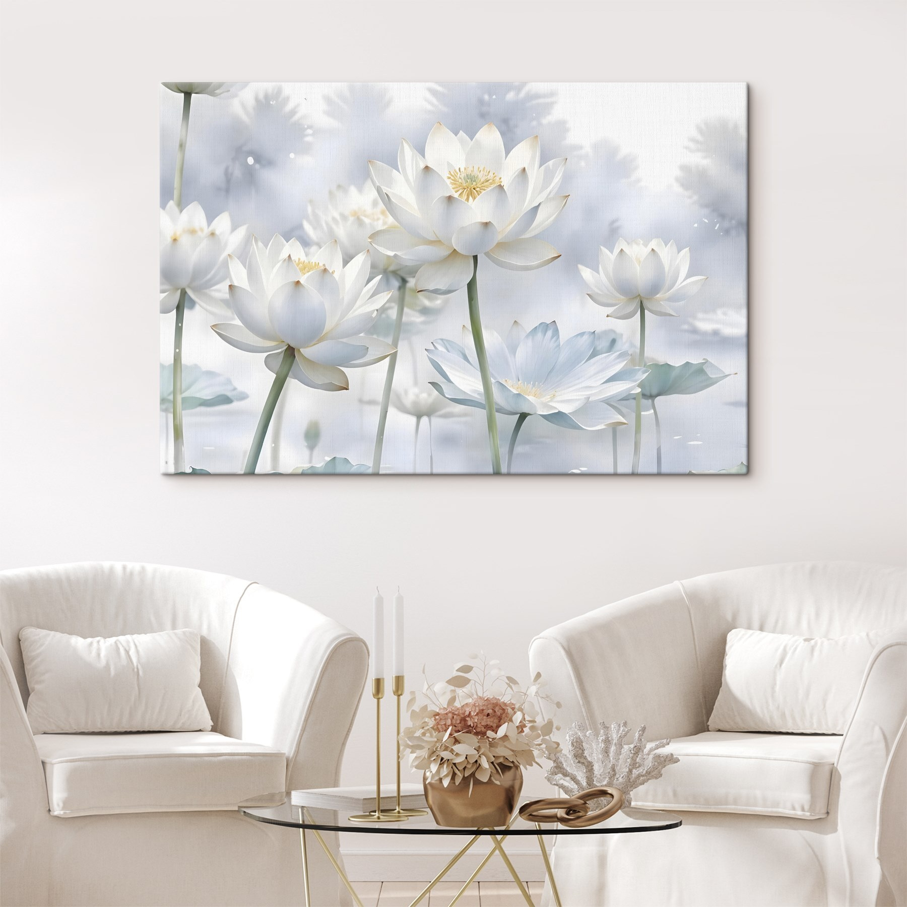 Group of white flowers