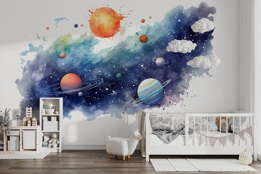 Fototapeta Planety na obloze s planetami - Image 2