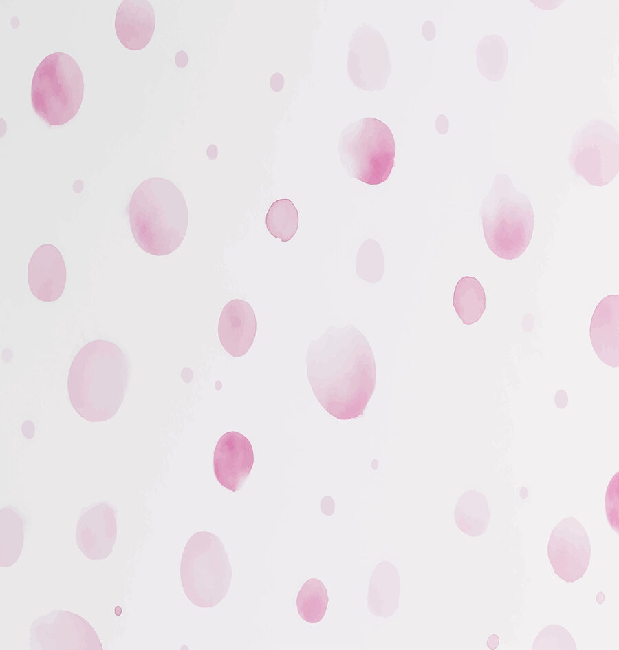 Růžová a bílá polka dot tapety