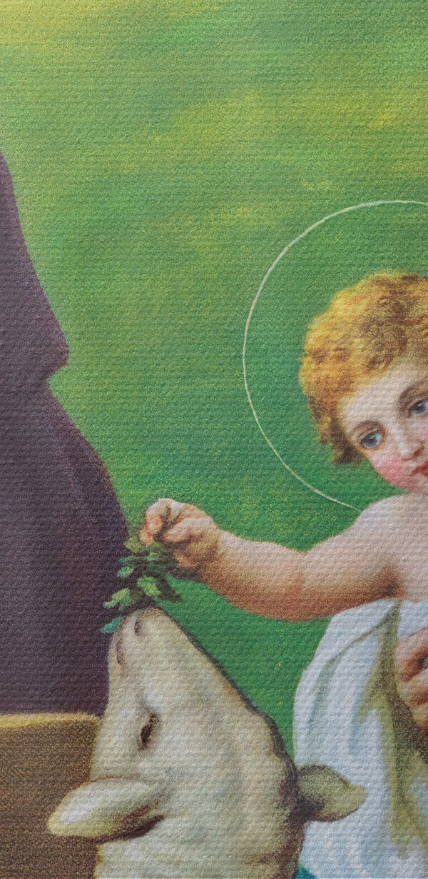 Obraz muže a ženy držících dítě Obraz muže a ženy držících dítě