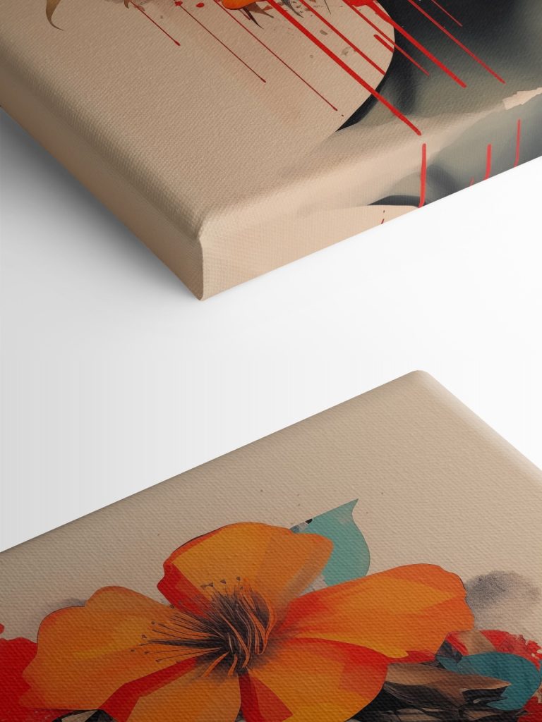 Woman with flowers in her hair Woman with flowers in her hair