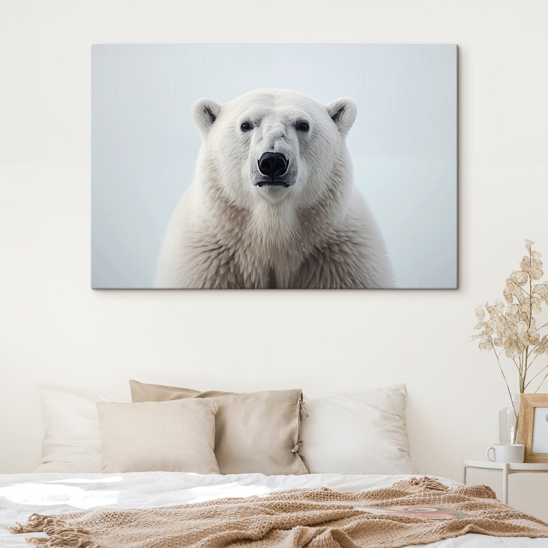 Polar bear looking at the camera Polar bear looking at the camera