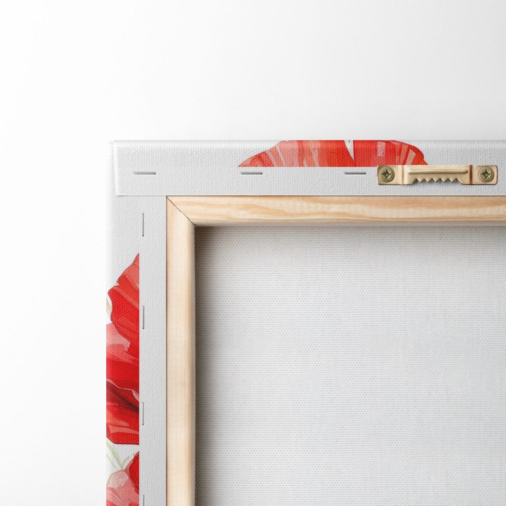 Painting of red flowers