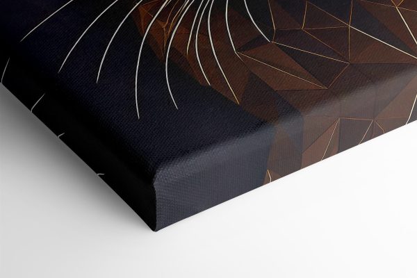 Kočka s nízkým poly designem Kočka s nízkým poly designem