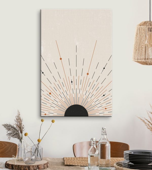 Sunburst s čarami a tečkami Sunburst s čarami a tečkami