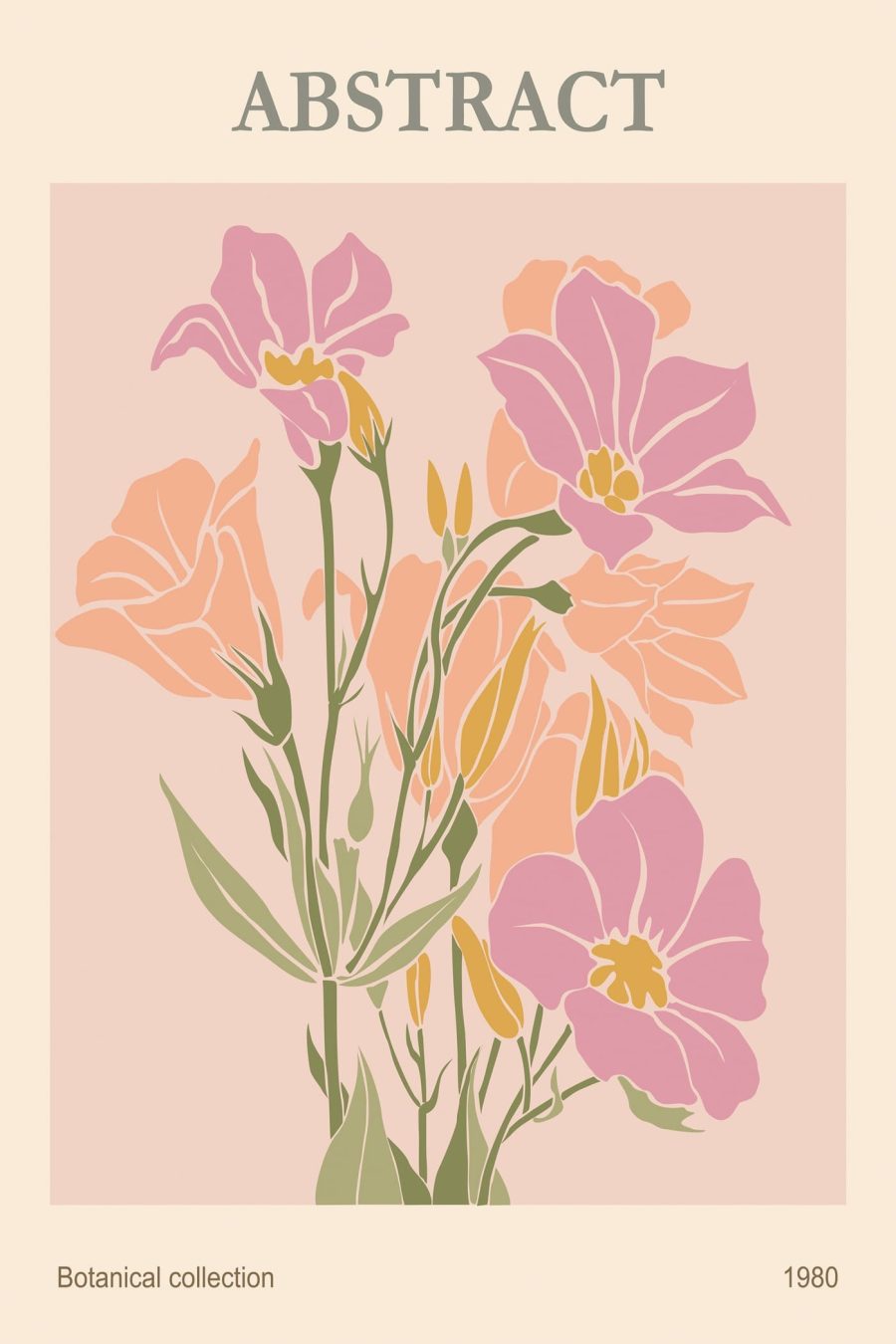 Obraz Vintage botanická elegance, 1980 - Image 2