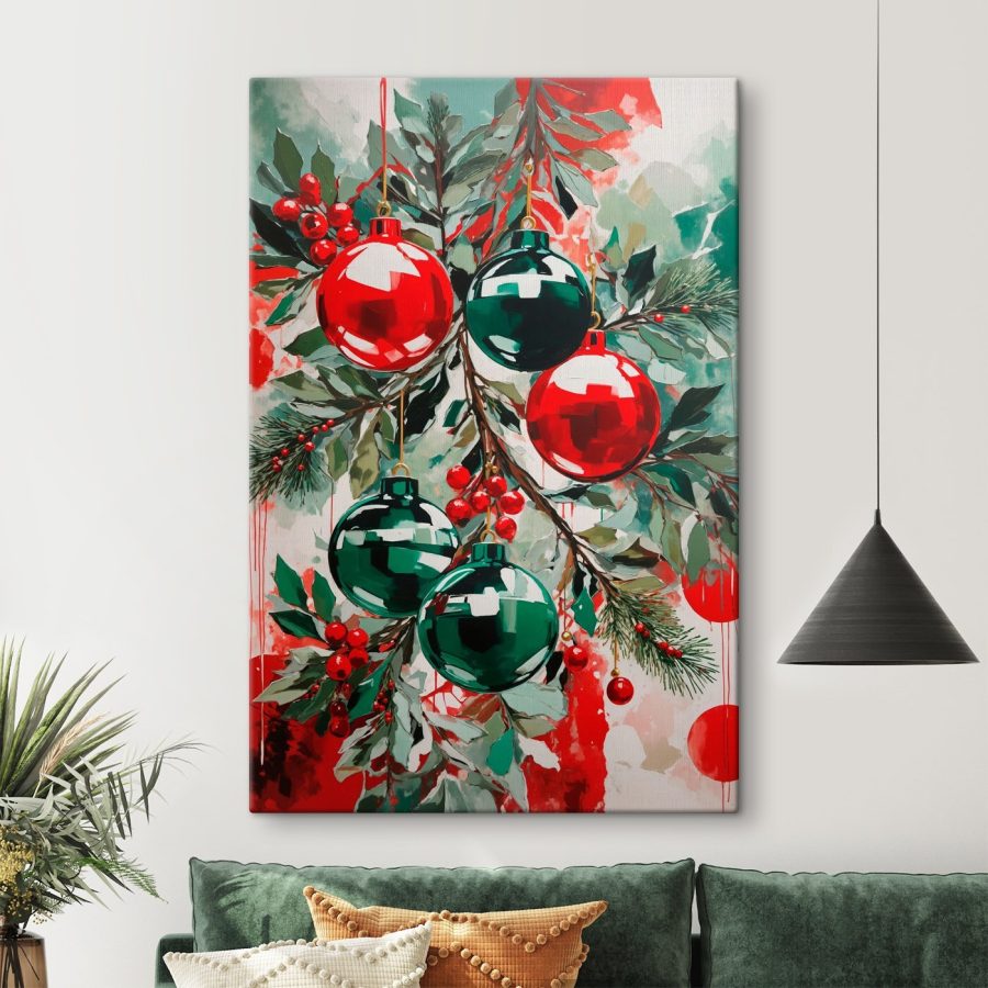 Malování ornamentů na větvi