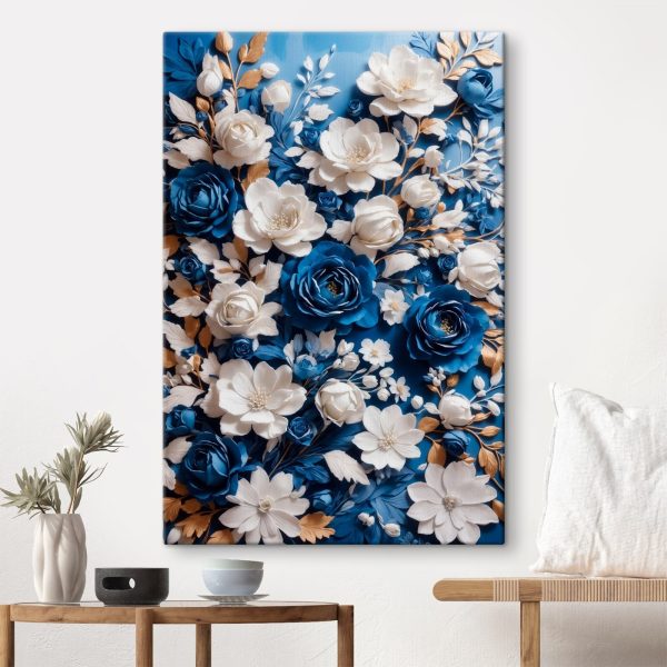Blue and white flowers Blue and white flowers
