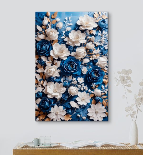 Blue and white flowers Blue and white flowers