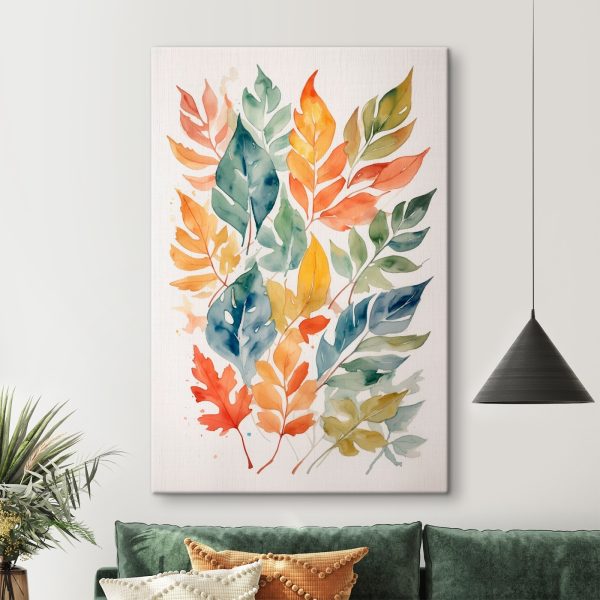 Group of colorful leaves Group of colorful leaves