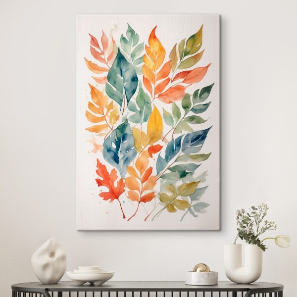 Group of colorful leaves Group of colorful leaves