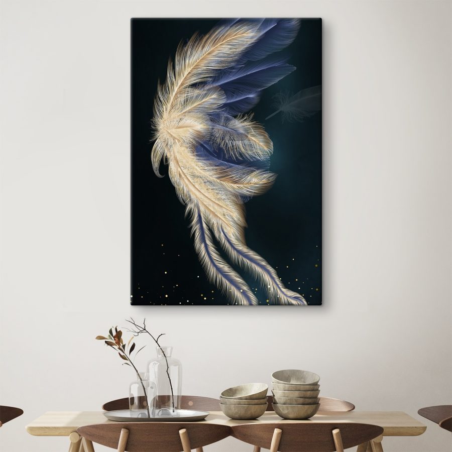 Éterické pírko v barvě Starry Night