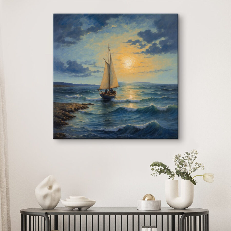 Obraz Malba plachetnice v oceánu - Image 2