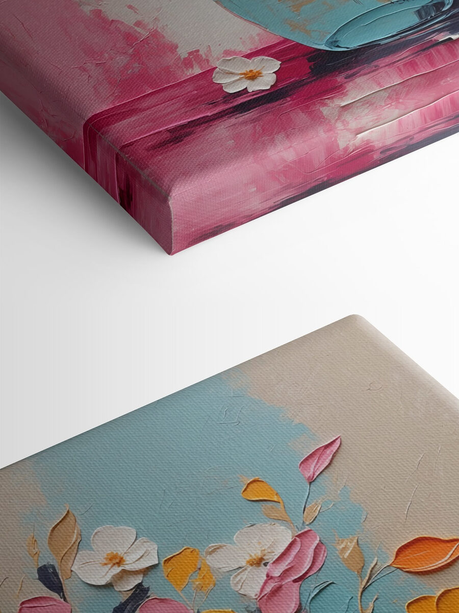 Painting of flowers in a vase Painting of flowers in a vase