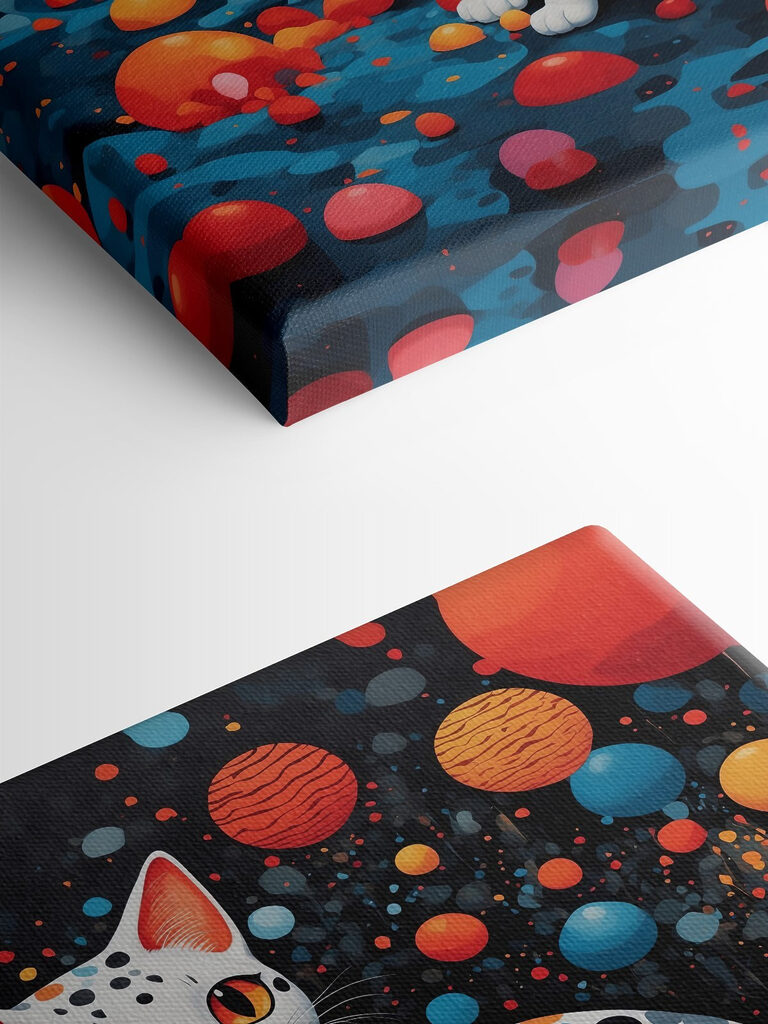 Cat with polka dots Cat with polka dots