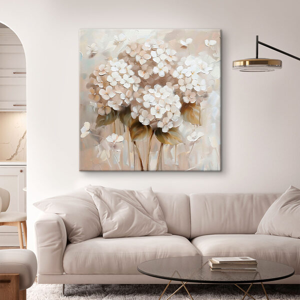 Painting of flowers in a vase Painting of flowers in a vase
