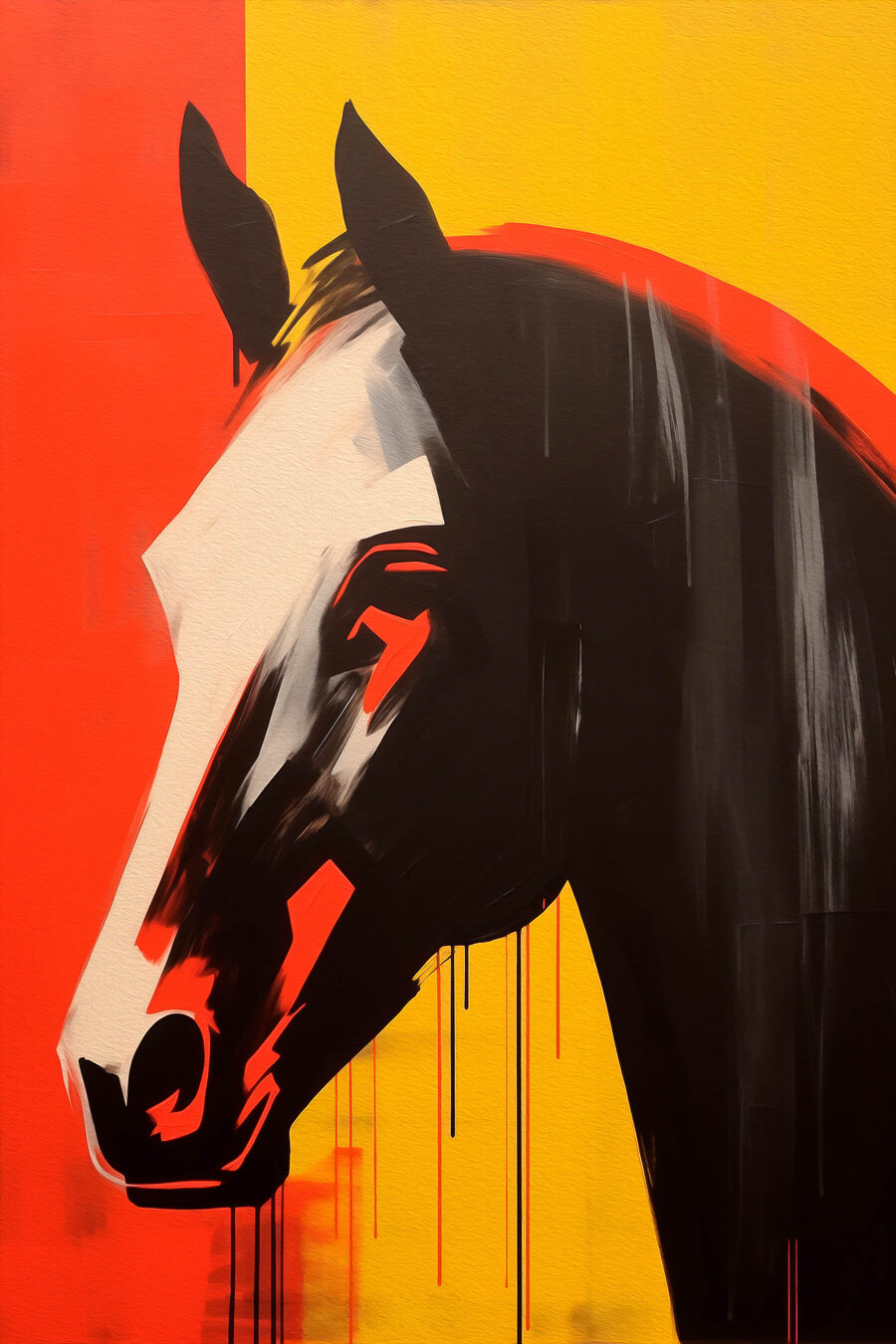Painting of a horse Painting of a horse