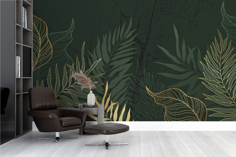 Botanická elegance na tmavém pozadí Botanická elegance na tmavém pozadí