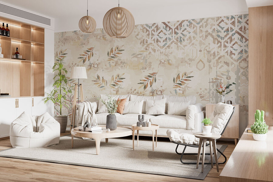 Design inspirovaný přírodou s jemnými texturami