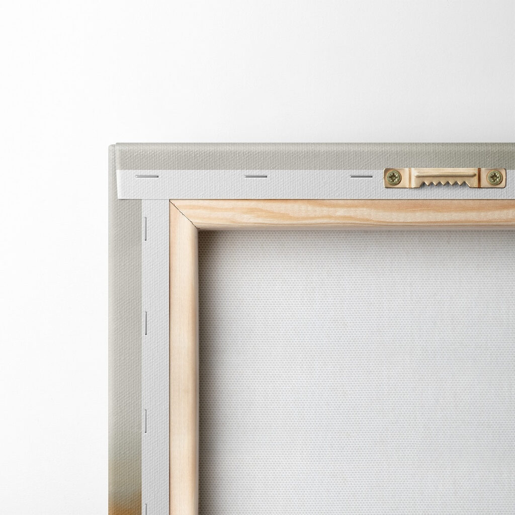 Painting of a mountain range