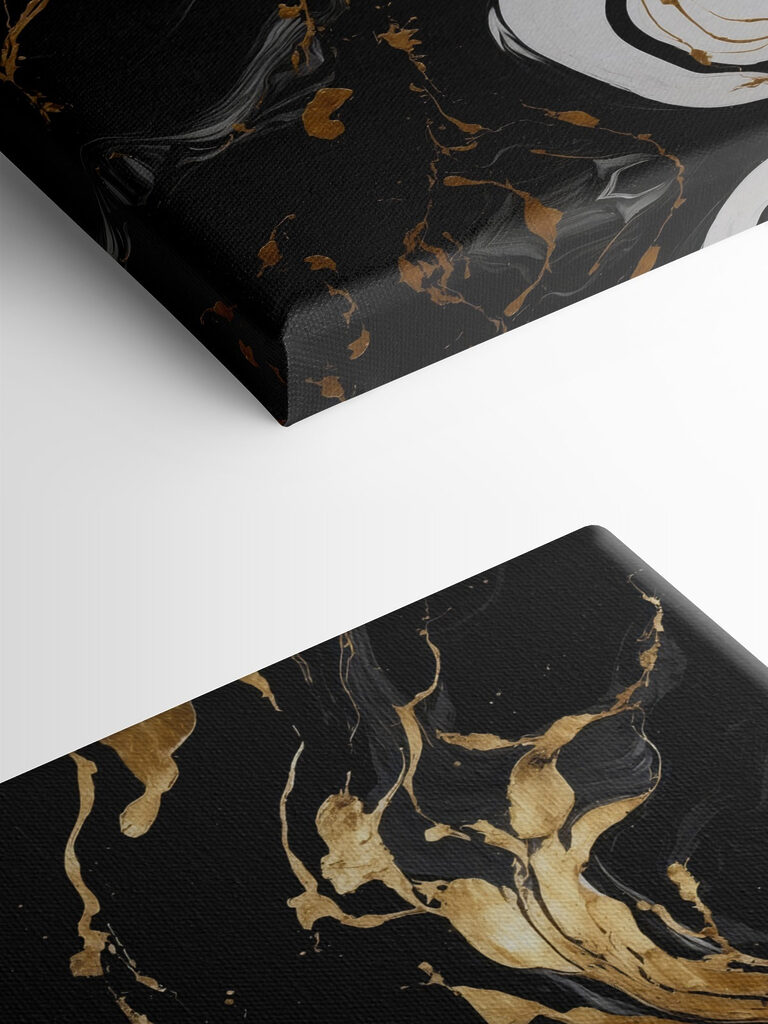 Abstract swirls of black and white Abstract swirls of black and white