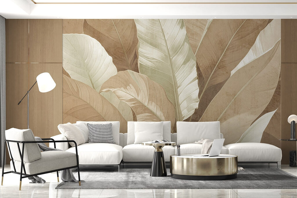 Serene foliage in muted tones