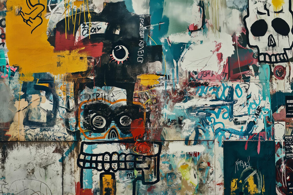 Zeď s graffiti Zeď s graffiti