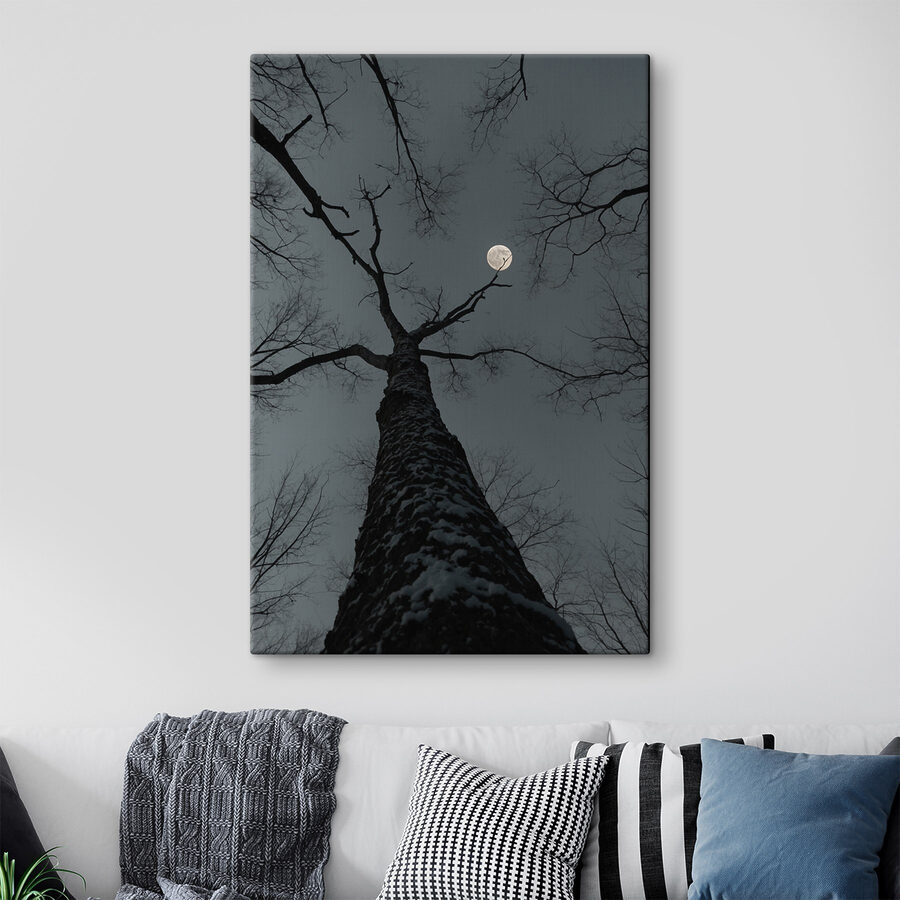 Obraz Strom s měsícem v pozadí - Image 2